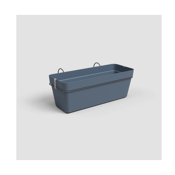 Jardinieră din plastic reciclat de agățat / de perete/cu sistem de auto-irigare 50 cm Capri – Artevasi-image-1