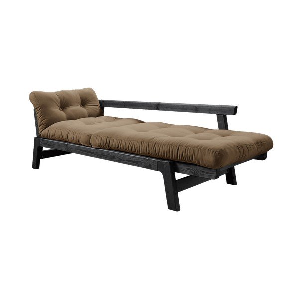 Canapea variabilă KARUP Design Step Black/Mocca-image-3