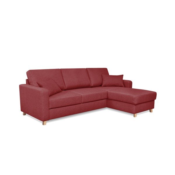 Canapea extensibilă Cosmopolitan design Nice, roșu-image-1