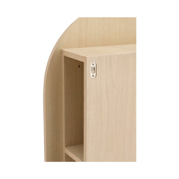 Oglindă de perete cu raft 17x85 cm Leia – Ellos Home-image-3