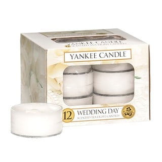 Set 12 lumânări parfumate Yankee Candle Ziua Nunții, timp de ardere 4 h