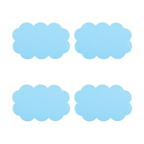 Covorașe antiderapante pentru copii pentru cadă 4 buc. 9x14,5 cm Nuages – MSV