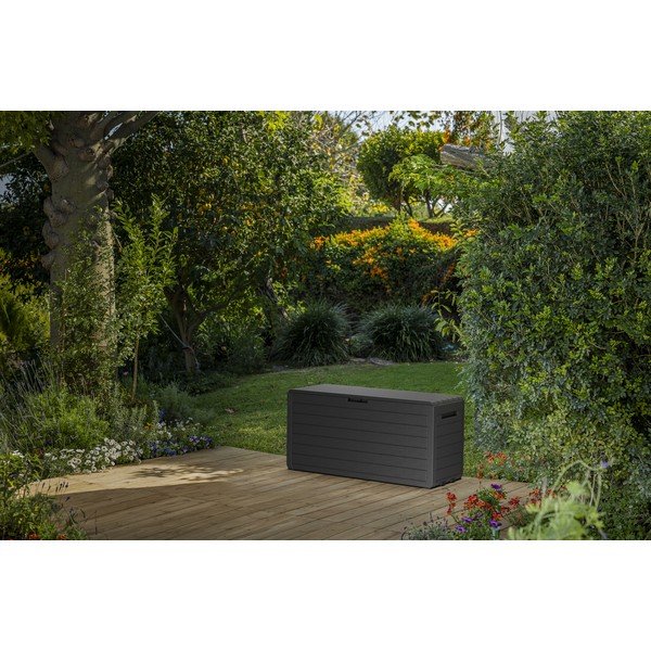 Cutie de depozitare pentru grădină gri închis din plastic Atlas – Keter-image-4