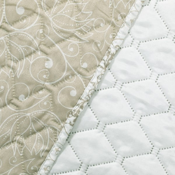 Cuvertură cu 2 fețe din microfibră DecoKing Alhambra, 240 x 260 cm, bej-image-4