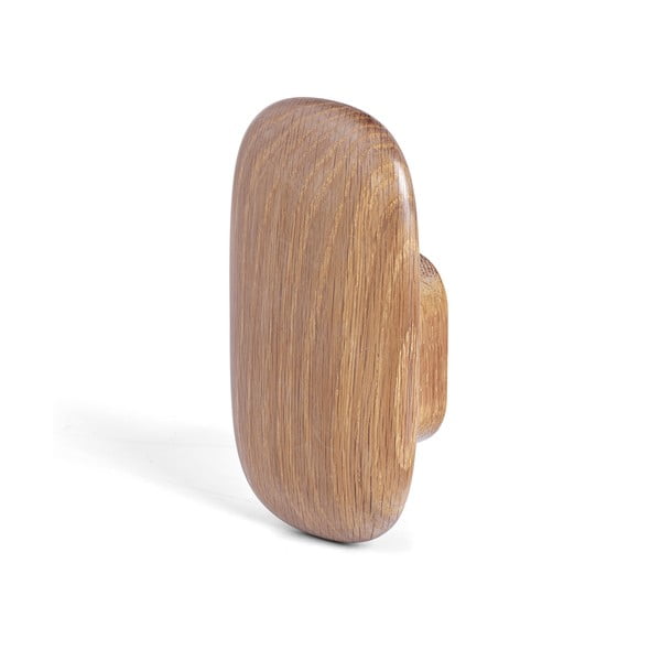 Cârlig în culoare naturală de montat pe perete din lemn de stejar Gemma Oak Natural – MiaCara