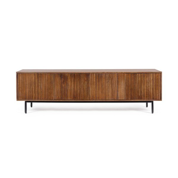 Comodă TV în culoare naturală din lemn de mango 170x50x40 cm Tadita – Bizzotto