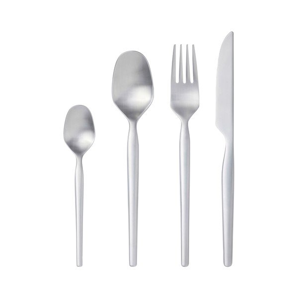 Tacâmuri argintii din oțel inoxidabil 16 buc. Dorotea – Gense