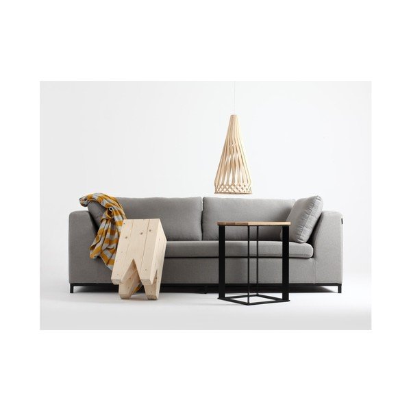 Canapea extensibilă pentru 3 persoane Ambient, gri deschis-image-3
