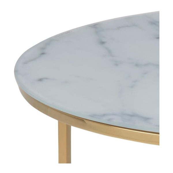 Măsuță de cafea Actona Alisma Golden, ø 80 cm-image-2