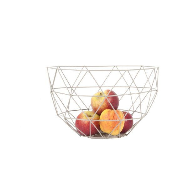 Set 2 boluri fructe Present Time Fruit, gri-image-1