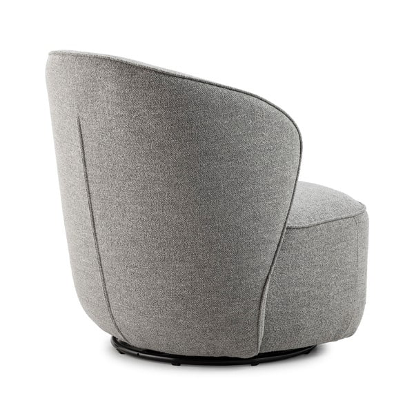 Fotoliu gri deschis pivotant Edna – MOME-image-3