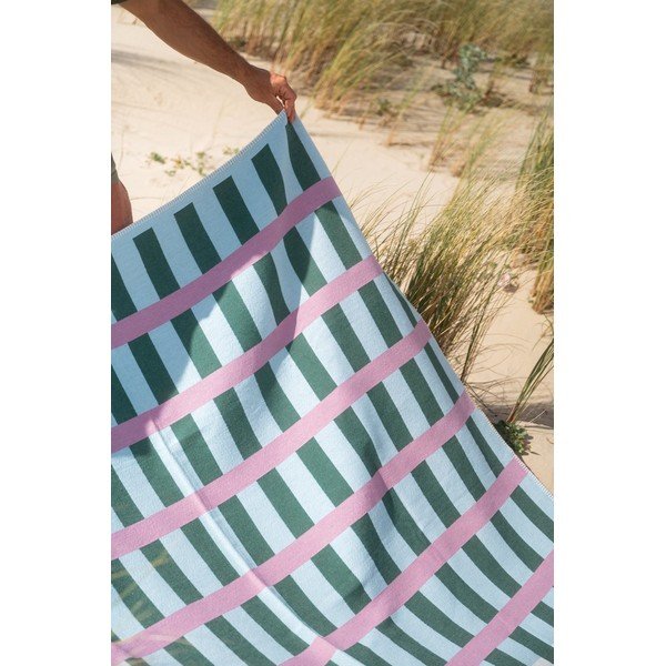 Pătură verde/roz 160x200 cm Onu – noo.ma-image-2