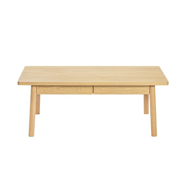 Măsuță de cafea în culoare naturală cu aspect de lemn de stejar 60x120 cm Nice – Woodman-image-2