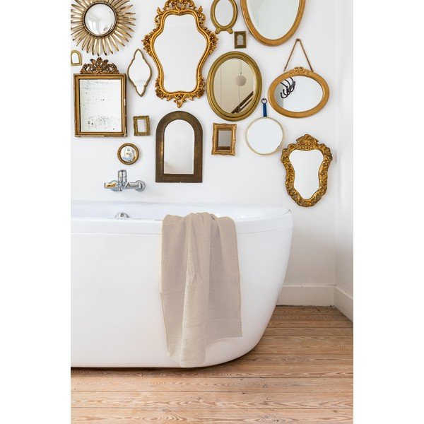 Prosop de mâini Tiseco Home Studio, 50 x 100 cm, maro fistic-image-1