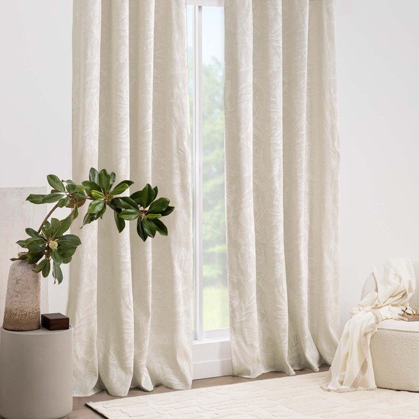 Draperie crem 140x240 cm Lorenza – douceur d'intérieur-image-1