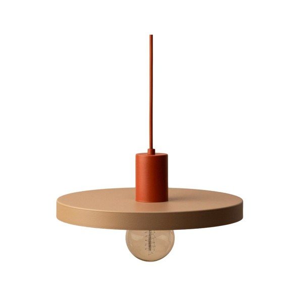 Lustră bej din metal ø 30 cm Ori – Micadoni 