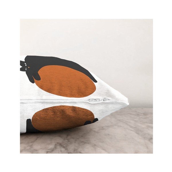 Față de pernă din amestec de bumbac Minimalist Cushion Covers Kitty, 55 x 55 cm-image-1