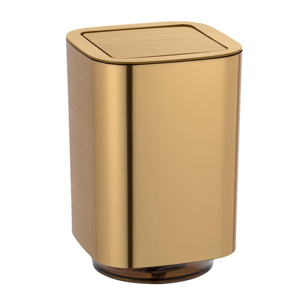 Coș de gunoi pentru baie Wenko Auron, auriu-image-1