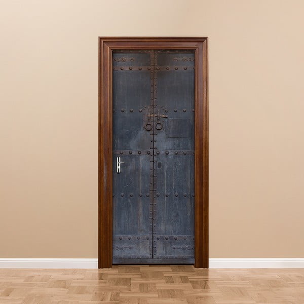 Autocolant adeziv pentru ușă Ambiance Medieval Door, 83 x 204 cm
