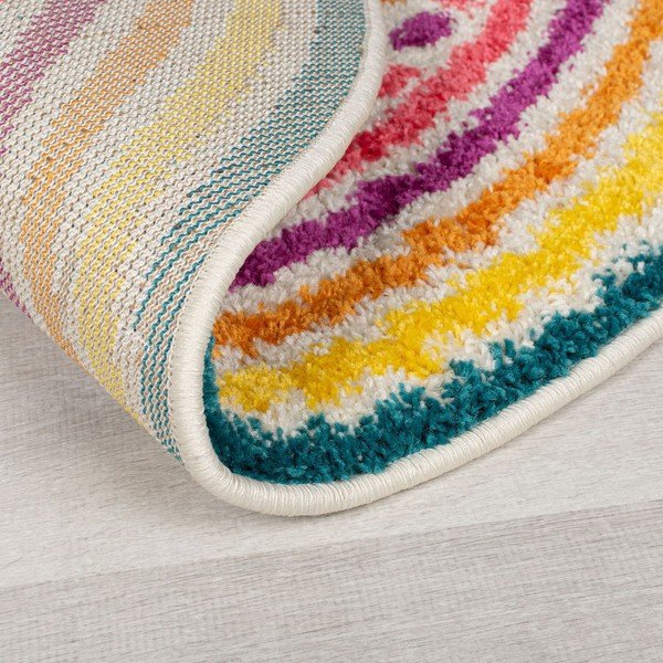 Covor rotund 100x100 cm Rainbow Spot – Flair Rugs-image-2