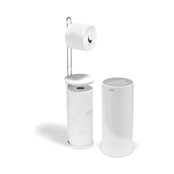 Suport pentru hârtie igienică alb din plastic EasyStore – Joseph Joseph-image-3