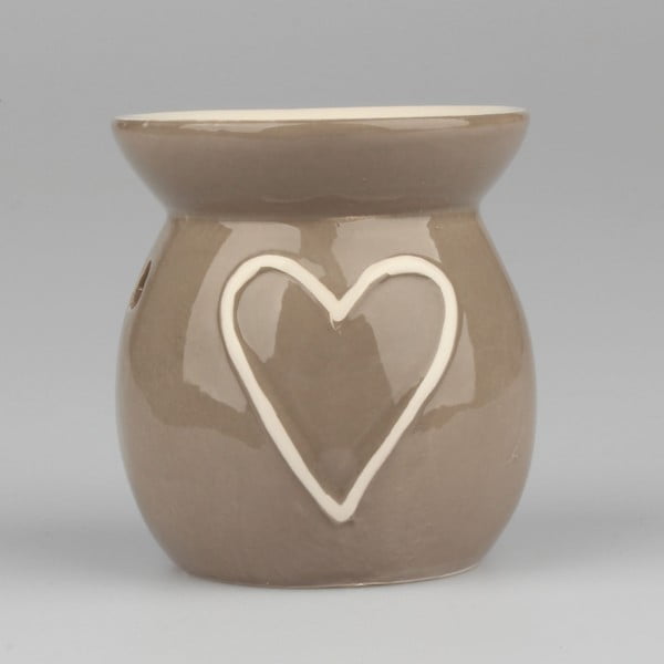 Lampă aromatică din ceramică Dakls Heart, înălțime 10 cm