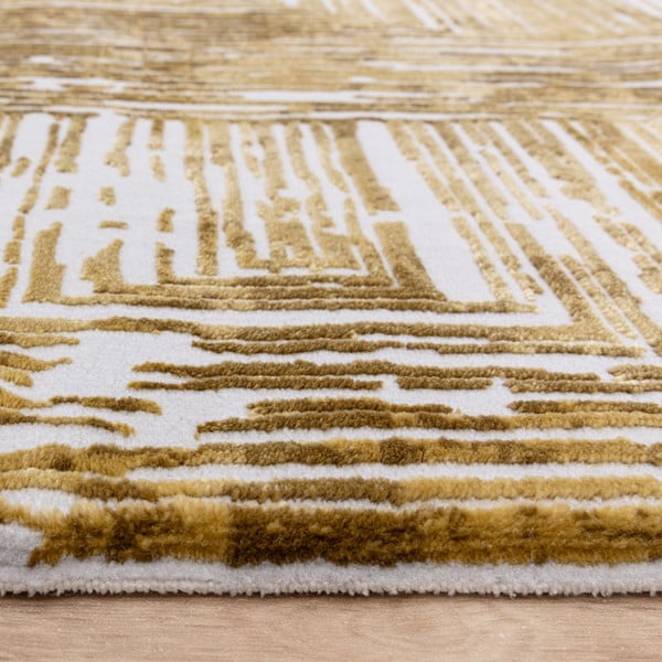Covor auriu 120x170 cm Kuza Lines Gold – Asiatic Carpets-image-3