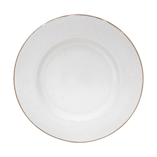 Farfurie pentru servit din gresie ceramică Casafina Sardegna, ⌀ 34 cm, alb