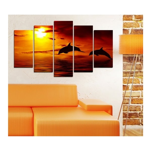 Tablou din mai multe piese 3D Art Letento, 60 x 102 cm-image-1
