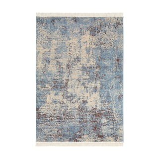 Covor cu bumbac reciclat Nouristan, 160 x 230 cm, albastru-gri