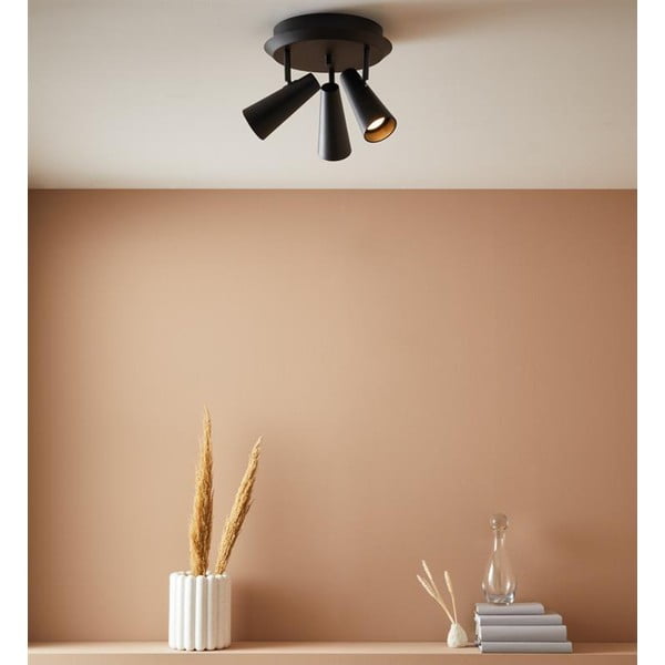 Plafonieră Markslöjd Crest, ø 36 cm, negru-image-1