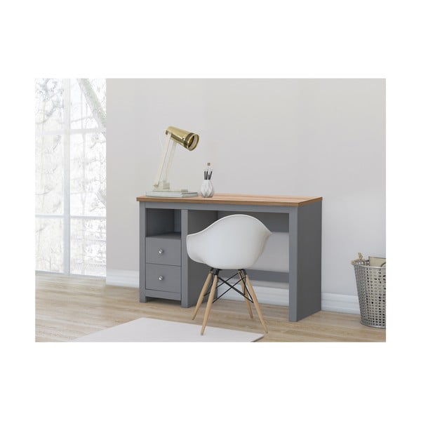 Birou cu blat cu aspect de lemn de stejar 50x120 cm Emerald – Støraa-image-1