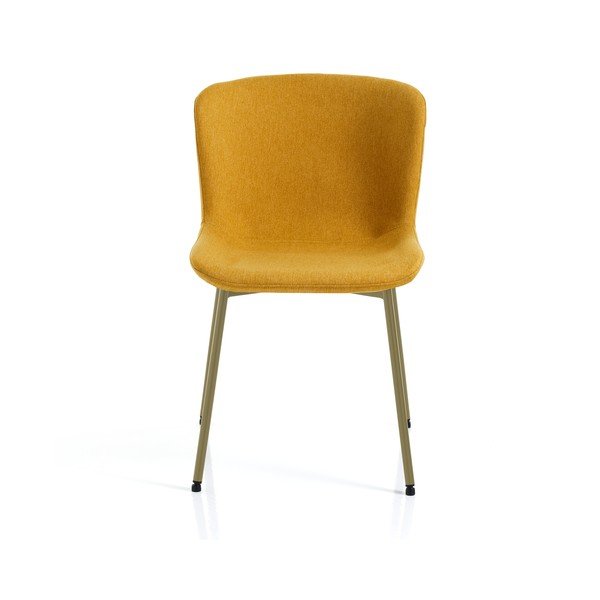 Scaune de dining galben-ocru 2 buc. Snug – Tomasucci-image-4