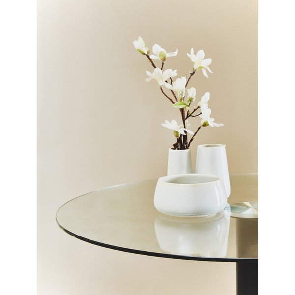 Masă de dining rotundă cu blat din sticlă ø 90 cm Metropolitan – Premier Housewares-image-2