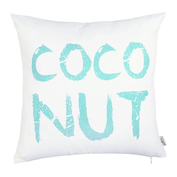 Față de pernă Mike & Co. NEW YORK Coconut, 43 x 43 cm, albastru-alb