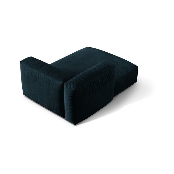 Modul pentru canapea modulară albastru închis cu tapițerie din catifea (cu colț pe partea stângă) Martina – Micadoni -image-2