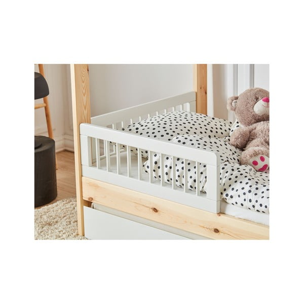 Set 2 bariere pentru pătuț Pinio Basic, 200 x 90 cm, alb-image-2