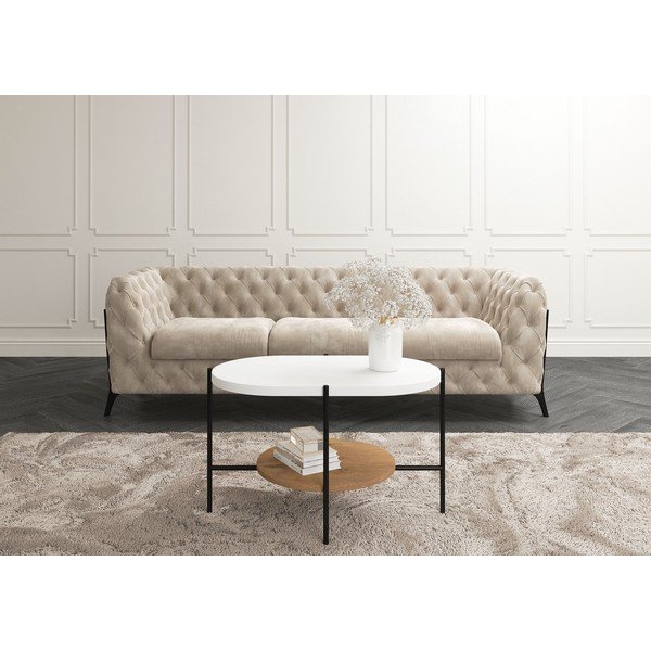 Măsuță de cafea cu blat alb Skandica Arena-image-3