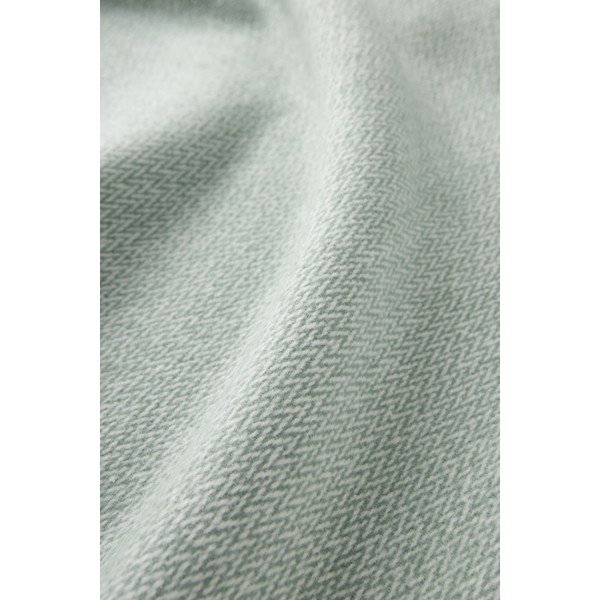 Pătură verde din amestec de bumbac 140x180 cm Espiga – Euromant-image-2