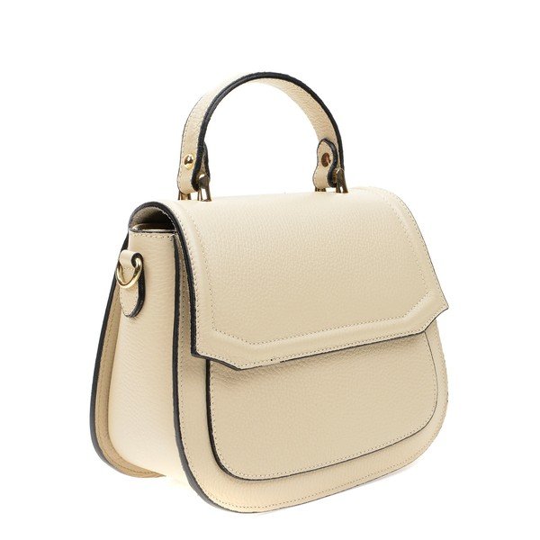 Geantă crossbody din piele Isabella Rhea, bej-image-3