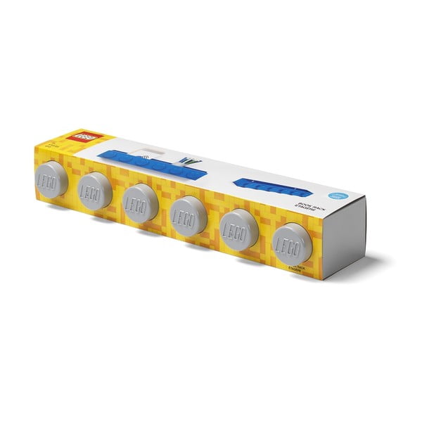 Raft de perete pentru copii LEGO® Sleek, gri-image-4