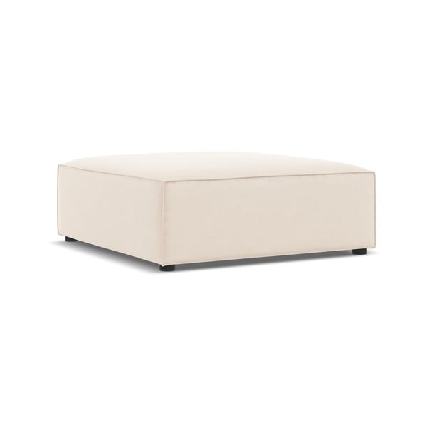 Taburet bej cu tapițerie din catifea Jodie – Micadoni Home-image-3