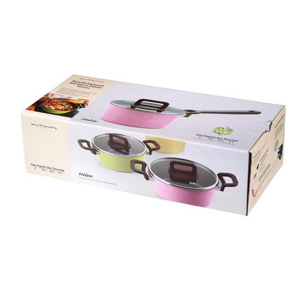 Oală cu capac Kutahya Saucepan, albastru-image-1