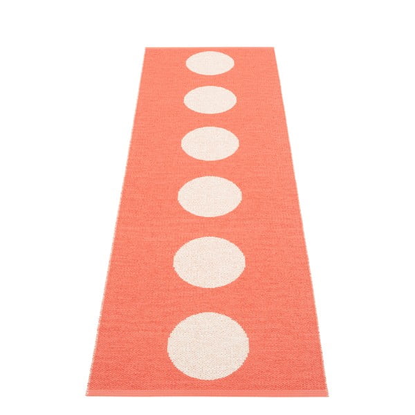 Covor tip traversă pentru interior și exterior somon 70x225 cm Vera Flamingo – Pappelina