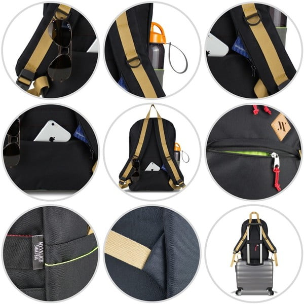 Rucsac cu port USB My Valice FREEDOM Smart Bag, verde-image-2