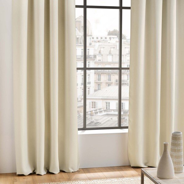 Draperie crem blackout 135x240 cm Occult – douceur d'intérieur-image-1