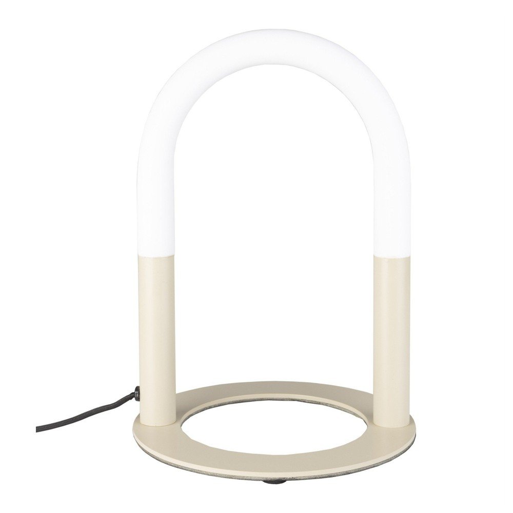 Veioză bej LED cu intensitate reglabilă din metal (înălțime 36 cm) Arch – Zuiver