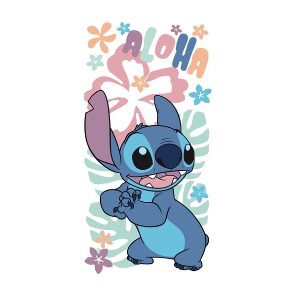 Prosop  pentru copii din bumbac 70x140 cm Lilo and Stitch "Hawaiian Harmony" – Jerry Fabrics