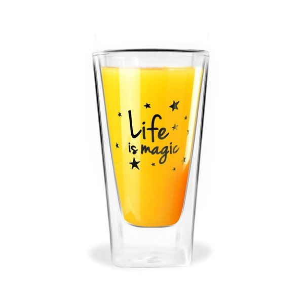 Pahar cu perete dublu Vialli Design Life Is Magic, 300 ml-image-1