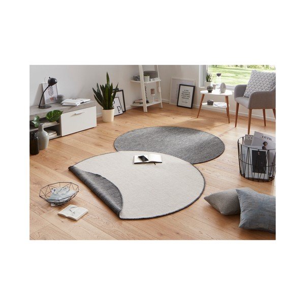 Covor adecvat pentru exterior NORTHRUGS Miami, Ø 140 cm, gri-image-2